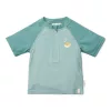 Little Dutch rövid ujjú úszópóló Seashells Surf Blue - 74/80