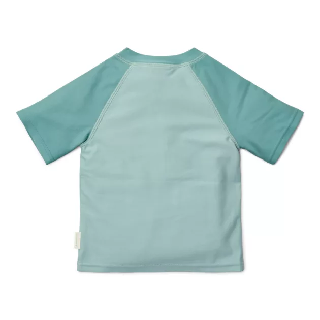 Little Dutch rövid ujjú úszópóló Seashells Surf Blue - 74/80