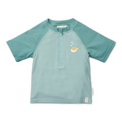   Little Dutch rövid ujjú úszópóló Seashells Surf Blue - 98/104