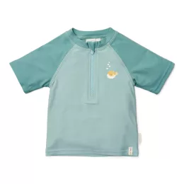   Little Dutch rövid ujjú úszópóló Seashells Surf Blue - 98/104