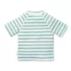 Little Dutch rövid ujjú úszópóló Stripes Surf Blue - 74/80