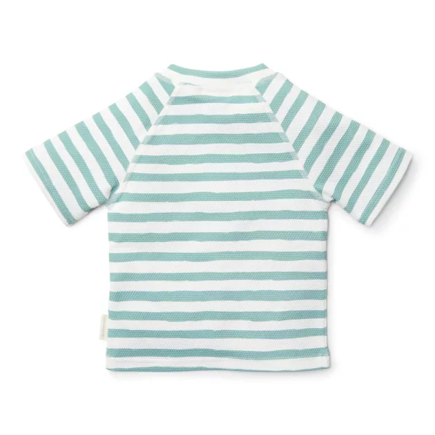 Little Dutch rövid ujjú úszópóló Stripes Surf Blue - 74/80