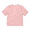 Little Dutch rövid ujjú úszópóló Sunny Flowers Blush - 86/92