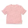 Little Dutch rövid ujjú úszópóló Sunny Flowers Blush - 98/104
