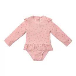   Little Dutch hosszú ujjú fürdőruha Sunny Flowers Blush - 74/80