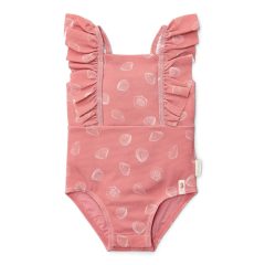 Little Dutch fürdőruha Ocean Treasures Pink - 74/80