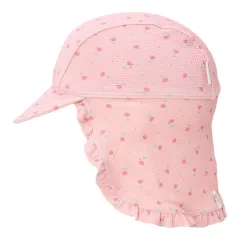 Little Dutch strand sapka Sunny Flowers Blush - 2-es méret