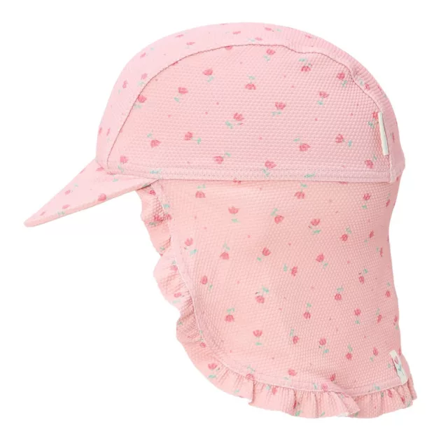 Little Dutch strand sapka Sunny Flowers Blush - 2-es méret
