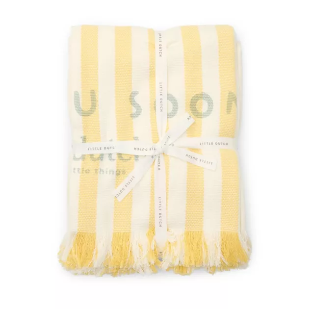 Little Dutch strandpléd - Sunny Yellow