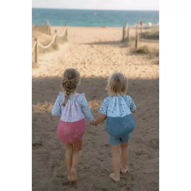 Little Dutch strandtáska Ocean Treasures - Multi-colour