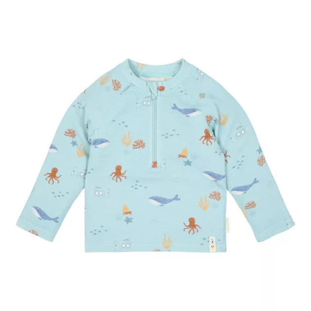 Little Dutch hosszú ujjú úszó póló Ocean Friends - 86/92