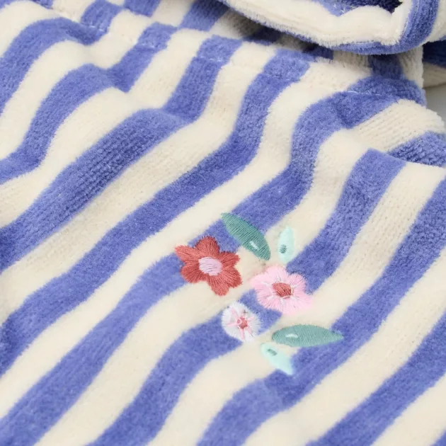 Little Dutch fürdőponcsó Dreamy Purple Stripe - One size