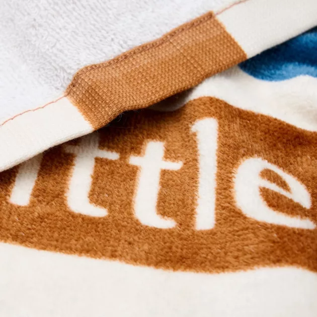 Little Dutch strandtörölköző Ocean World Brown Stripe - 60cm X 120cm