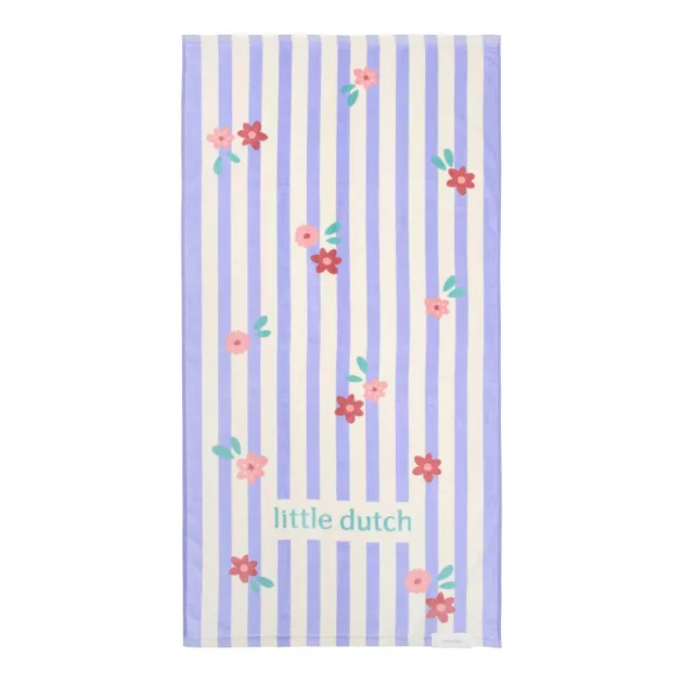 Little Dutch strandtörölköző Dreamy Purple Stripe - 60cm X 120cm