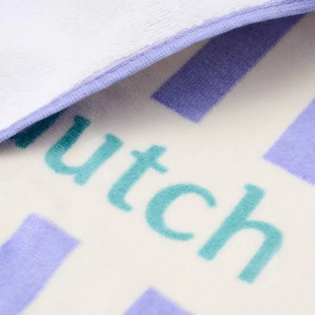 Little Dutch strandtörölköző Dreamy Purple Stripe - 60cm X 120cm