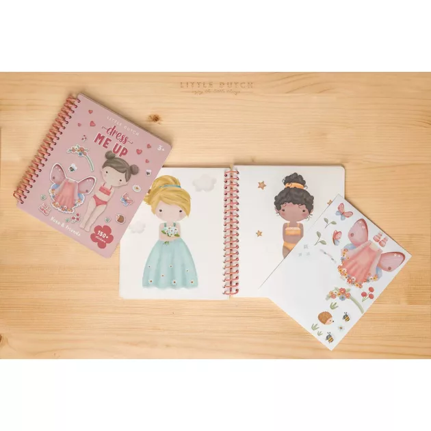 Little Dutch öltöztess matricás füzet - Rosa és barátai