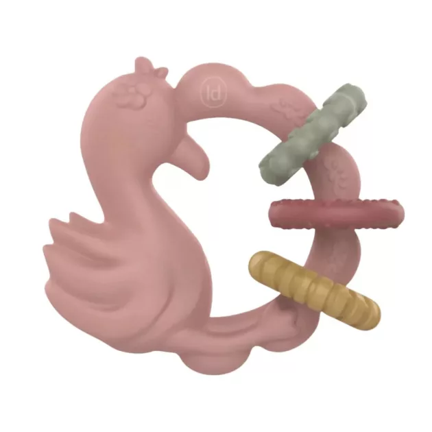 Little Dutch szilikon rágóka - flamingó