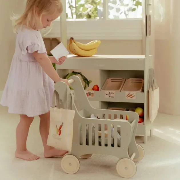 Little Dutch Bevásárlókocsi termékekkel