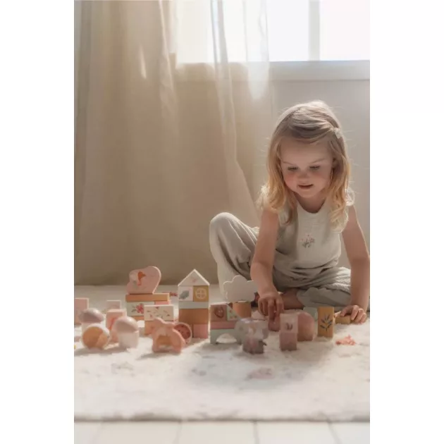 Little Dutch fa építőkocka 50 db - Fairy Garden