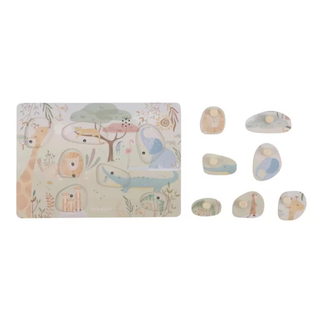 Little Dutch hangos puzzle - Safari Friends
