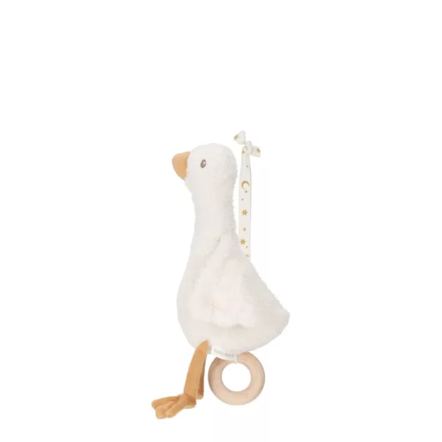 Little Dutch Felhúzható zenélő gúnár - Newborn Naturals