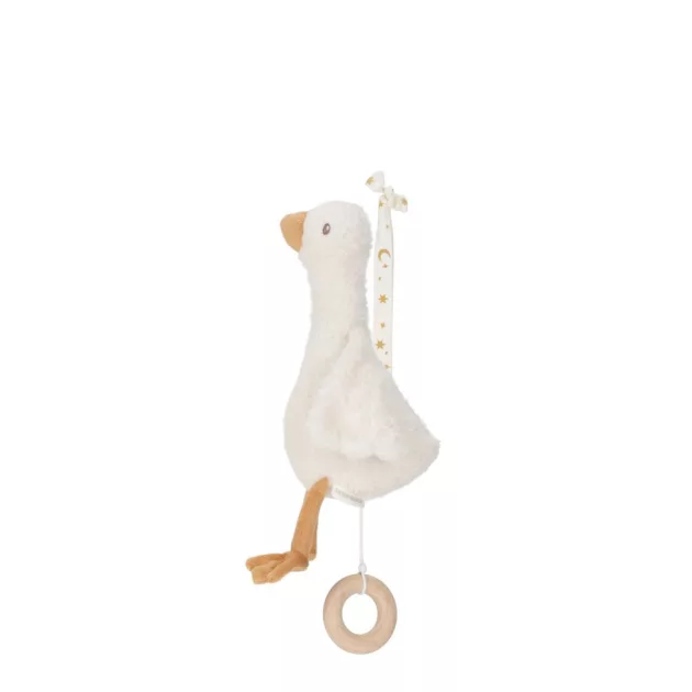 Little Dutch Felhúzható zenélő gúnár - Newborn Naturals