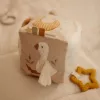 Little Dutch készségfejlesztő plüss kocka - Newborn Naturals