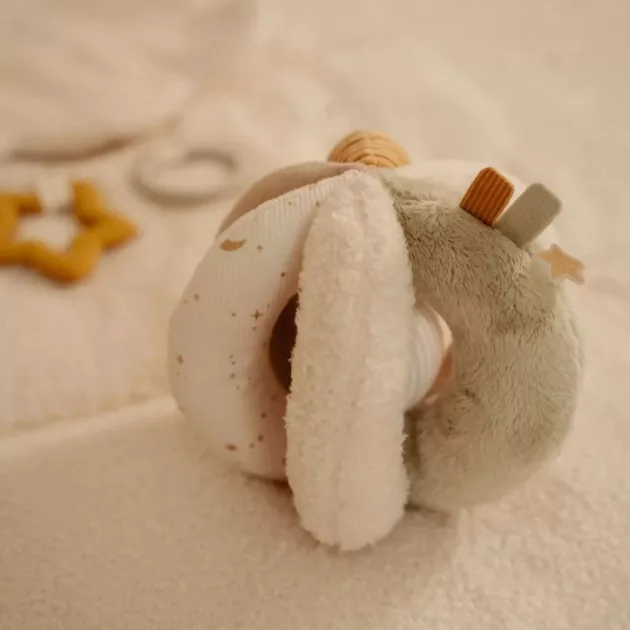 Little Dutch készségfejlesztő plüss labda - Newborn Naturals