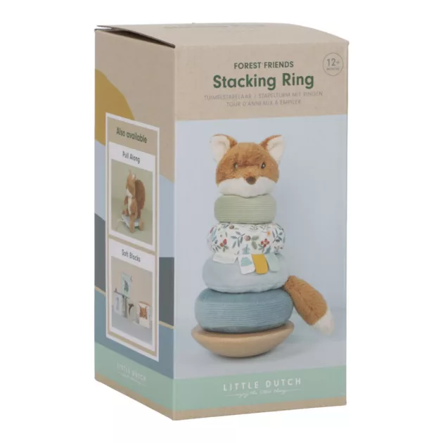 Little Dutch plüss montessori torony - Forest Friends