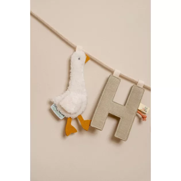 Little Dutch felfűzhető textil betű - H