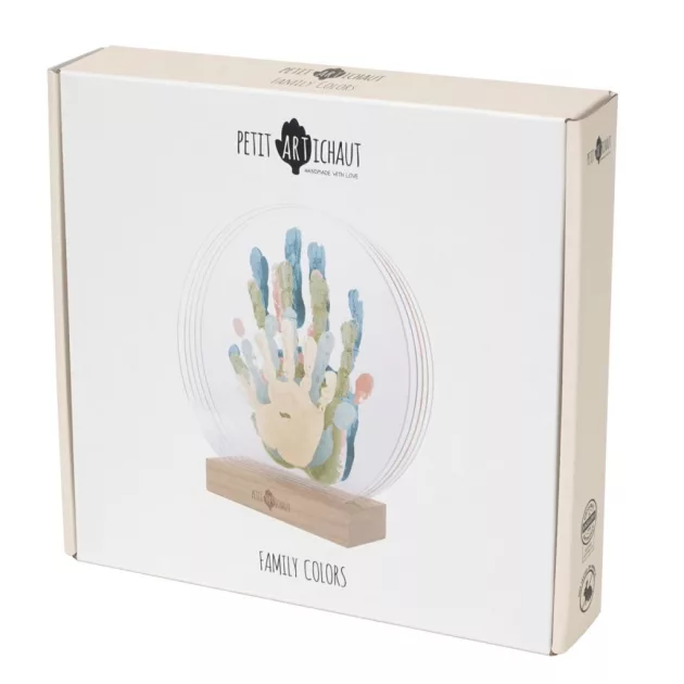 Petit Artichaut Family Colours családi kézlenyomat készlet