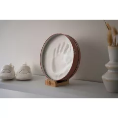   Petit Artichaut kéz- és lábnyomat készítő Baby Box kerek - Rainbow Terracotta