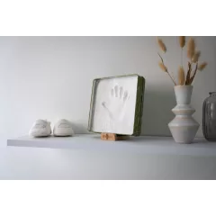   Petit Artichaut kéz- és lábnyomat készítő Baby Box négyzet - Olive Tree