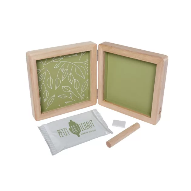 Petit Artichaut kéz- és lábnyomat készítő kinyitható fényképtartó kerettel - Olive Tree