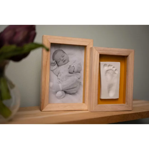 Petit Artichaut kéz- és lábnyomat készítő duo fényképtartó kerettel - Daisy Ochre
