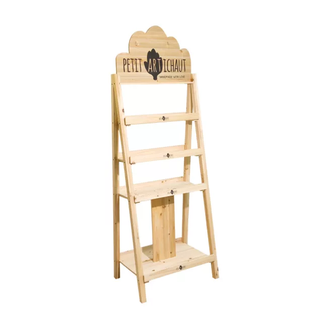 Petit Artichaut fa bemutató állvány