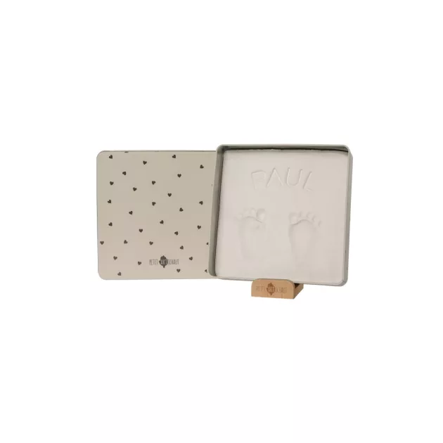 Petit Artichaut kéz- és lábnyomat készítő Baby Box négyzet - Pretty Hearts DEMO