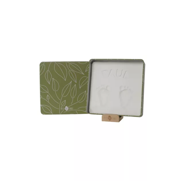 Petit Artichaut kéz- és lábnyomat készítő Baby Box négyzet - Olive Tree DEMO