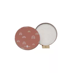   Petit Artichaut kéz- és lábnyomat készítő Baby Box kerek - Rainbow Terracotta DEMO