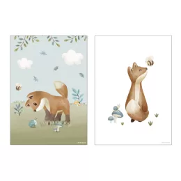 Little Dutch kétoldalas poszter - Forest Friends