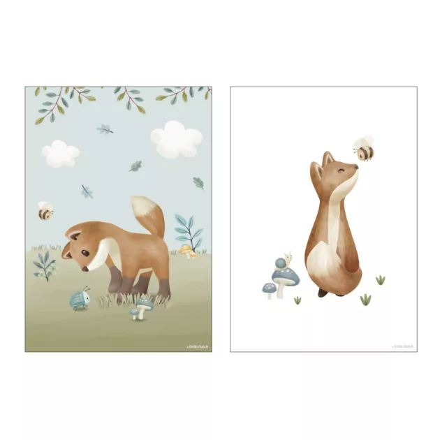 Little Dutch kétoldalas poszter - Forest Friends