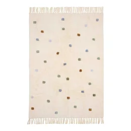 Little Dutch gyerekszőnyeg 120x170 cm - kék pöttyös 