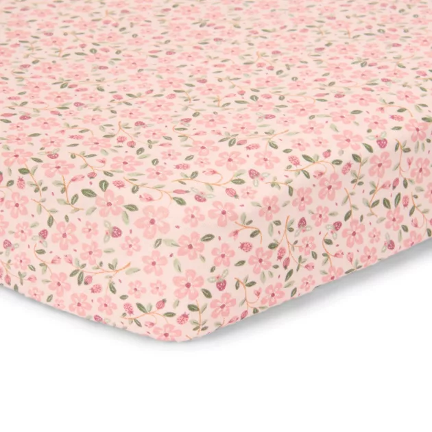 Little Dutch gumis lepedő 70x140/150 cm - Fairy Floral