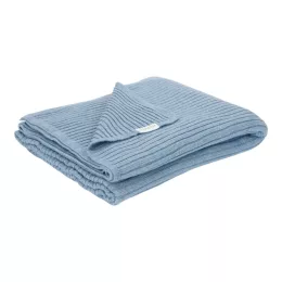 Little dutch kötött babatakaró - Pure Denim Blue