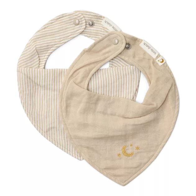 Little Dutch Nyálkendő 2 db - Pure Soft Beige
