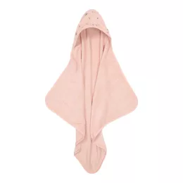  Little Dutch hímzett kapucnis fürdőlepedő 100x100 cm - Blossom