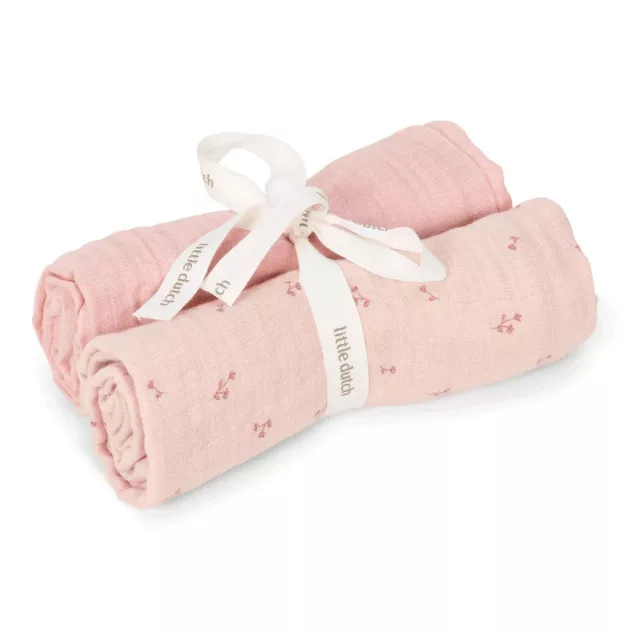 Little Dutch Muszlin textilpelenka 70x70 cm 2 db - Pure Blossom