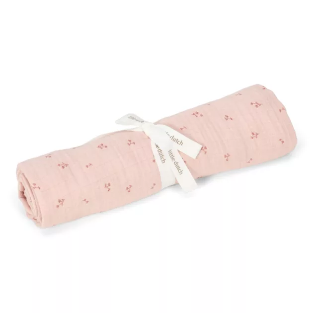 Little Dutch Muszlin textilpelenka 120x120 - Pure Blossom