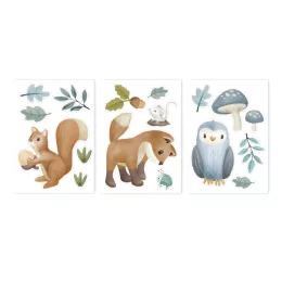 Little Dutch Falmatrica szett - Forest Friends (3 ív)