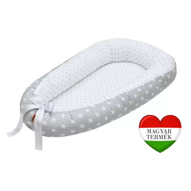 Scamp babafészek - kókuszbetétes /MouseLittleStars (Csillagos babafészek)